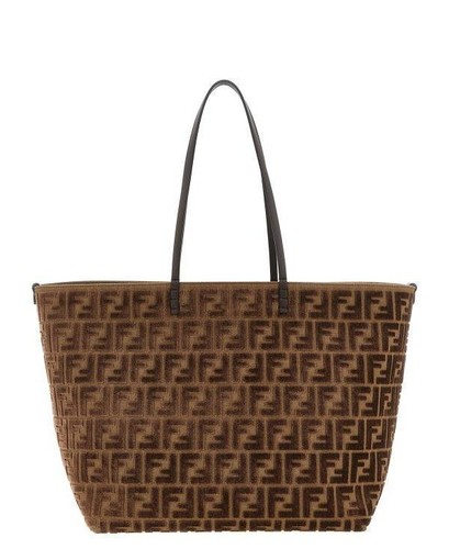 Fendi large jacquard shopper - large,
