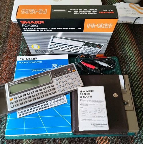 Sharp 1360 pocket computer - pc-1360,