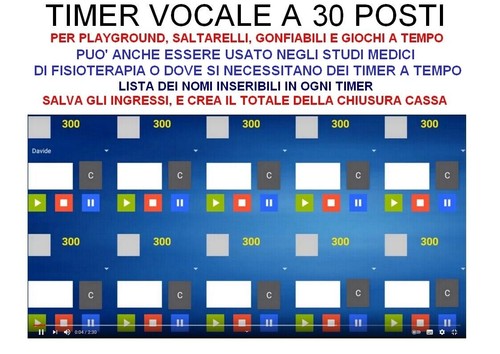 Timer vocale posti con - timer, 30