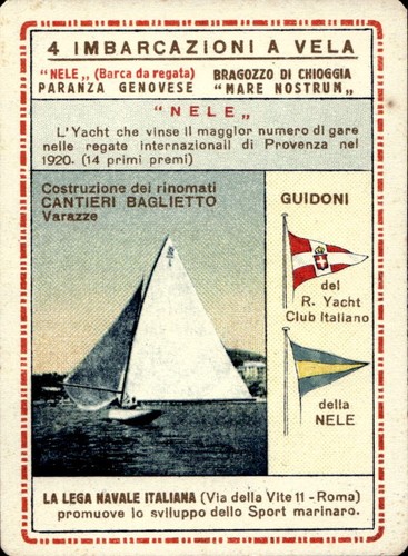 Figurina risorgimento nautica - figurina,