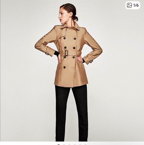 Zara tan trench coat - zara,