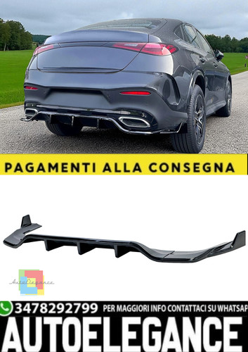 Diffusore posteriore nero - 💫diffusore,