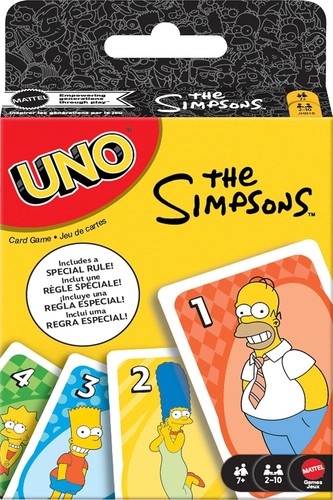 Mattel games uno - uno, simpson