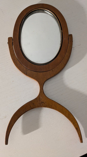 Specchio ovale girevole da - girevole,