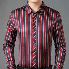 Uomo raso righe camicia - uomo,