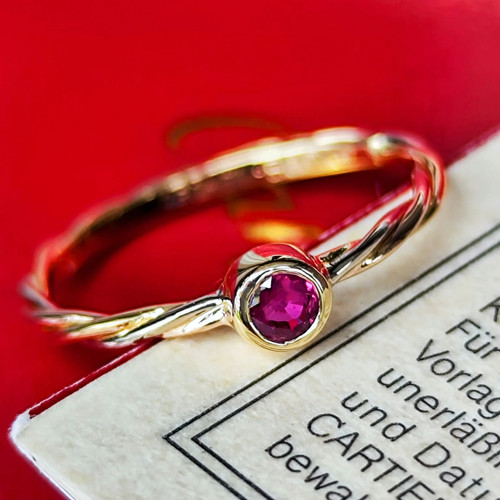 Anello cartier trinity tre - anello,