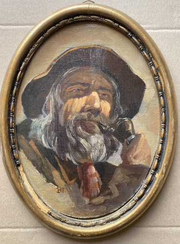 Dipinto olio ritratto uomo - ritratto,