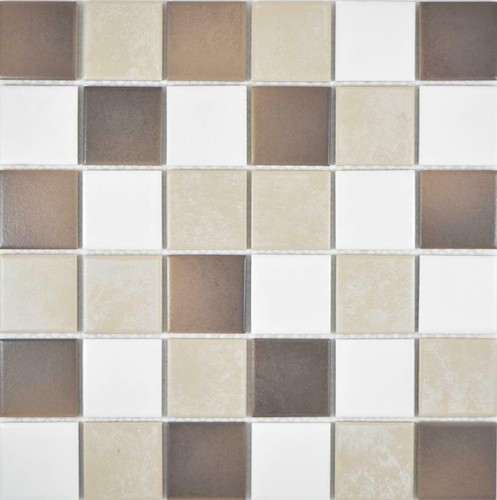 Mosaico ceramica beige - mosaico,