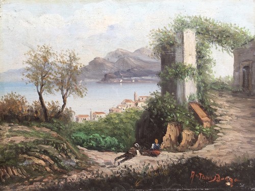 Huile sur toile paysage - toile,