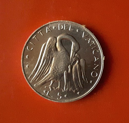 Lire 1977 vaticano - 5,