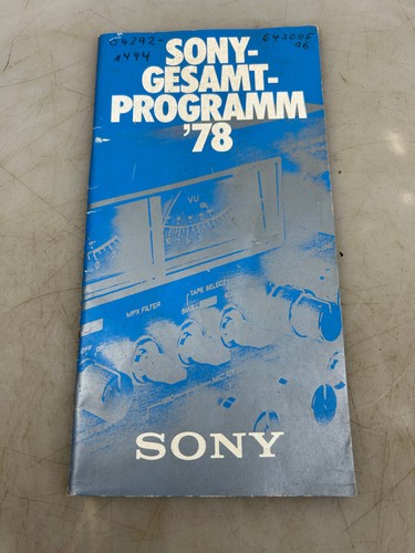 Vecchia pubblicità sony - pubblicità,