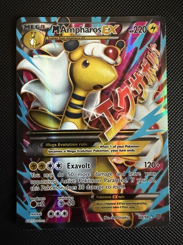 Pokemon 2015 ampharos - m, ex