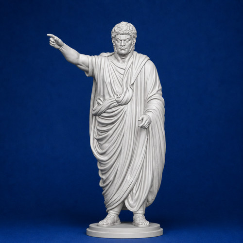 Nerone statuina imperatore - statuina,