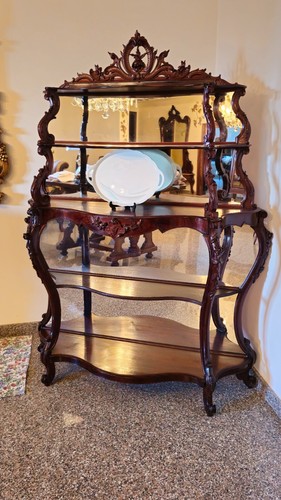 Credenza piattaia specchiata