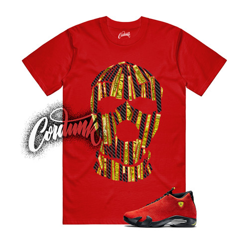 Shirt rossa nera gialla - 14,