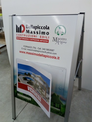 Cavalletto pubblicitario - cavalletto,