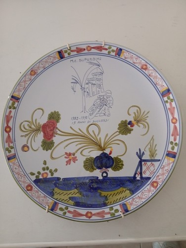 Piatto ceramica faenza - ceramica,