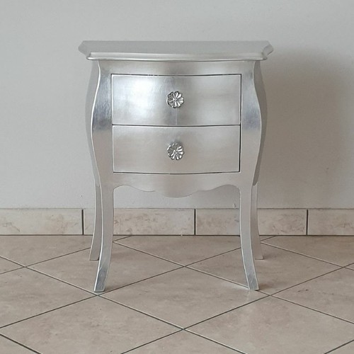 Comodino legno bombato - comodino,