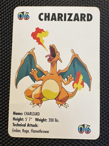 Charizard 1998 kfc pokemon - charizard,