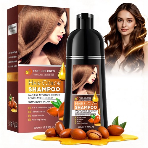Shampoo colorante marrone - shampoo,