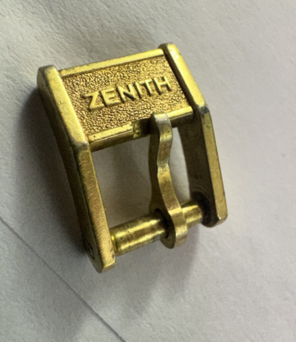 Fibbia zenith placcata oro - zenith,