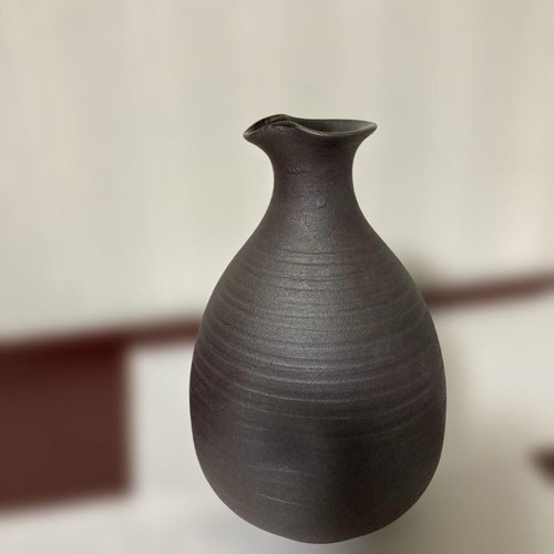 Marrone sake bottiglia tokkuri - marrone,
