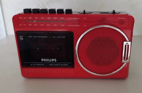 Vintage philips d7180 red - d7180,
