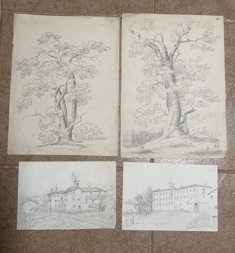 Lotto disegni epoca - di,