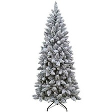 Albero di natale innevato