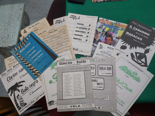 Lotto vecchi spartiti - lotto, musica