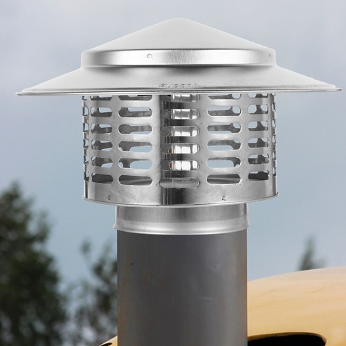 1pz tappo camino - acciaio, inox