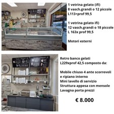 Vetrine gelato ifi con 5 anni