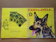 ALBUM FIGURINE CANI GATTI E...  " ED. OLIMPIA 1975"  COMPLETO !!! - DA RECUPERO