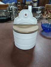 PORTA SALE IN METALLO SMALTATO