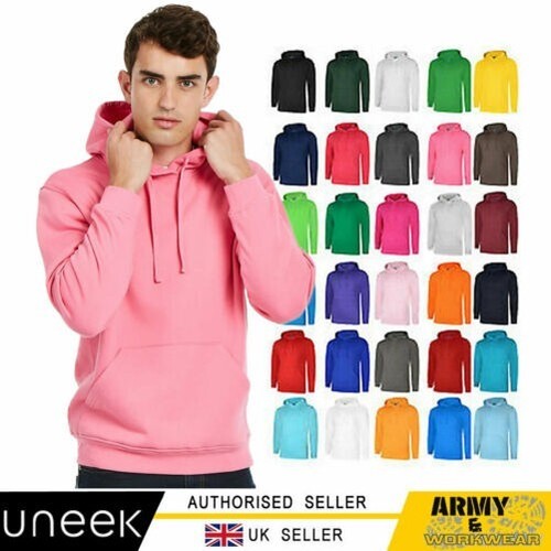 Uneek unisex deluxe felpa con - felpa,