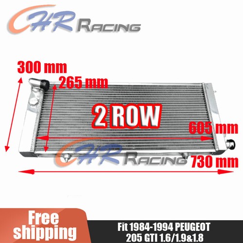 Row aluminum radiator for - row,