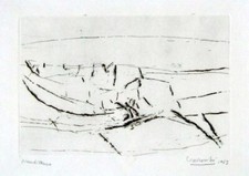 CIARROCCHI Arnoldo, Senza titolo. Acquaforte. Esemplare p.d.s. Cm 20x29