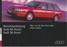 AUDI S6 A6 Avant C4 Manuale di Istruzioni 1994 Manuale di Istruzioni BA