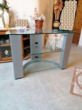 Tavolino tv in vetro