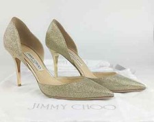 Affarone! JIMMY CHOO Décolleté Donna Tacco a Spillo, Glitter Dorati - Splendide!