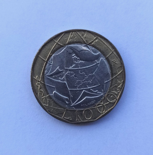 Moneta 1000 lire - moneta,