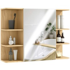 HOMCOM Specchiera Bagno con