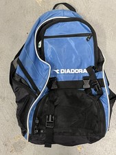 Zaino calcio Diadora borsa rete tasche squadra palestra arancione circa 19x12x9
