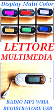 Lettore MP150 128 MP3 Usb Chiave PLAYER Multimediale  MP3/WMA/REC +Color Display