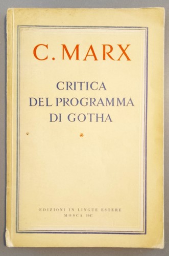 Critica del programma gotha - critica, di