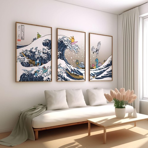 Pokemon art set stampe - pokemon,