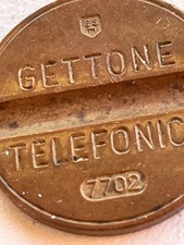 gettone telefonico usato 7702 ESM Italia stampato dal 1972 al  1979