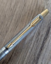 Vintage PARKER 75 Sterling Silver Ballpoint Pen Made in USA