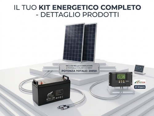 Kit fotovoltaico pannello - kit,