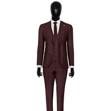 Abito uomo slim fit con gilet